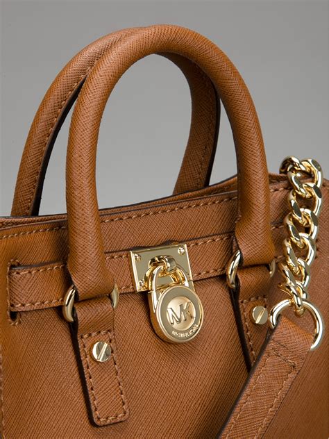 leather michael kors handbag in chocolate brown|Michael Kors brown tote purses.